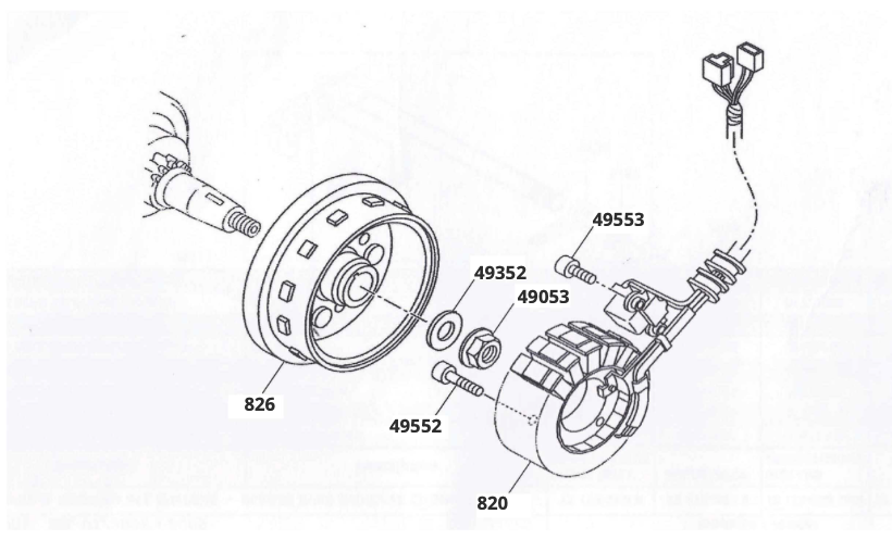 fYiTsJF0Fb_25 - moteur (CABALLERO 125-200 LIQUID COOLED (MY 2008 : 2009 REGOLARITà COMPETIZIONE : MOTARD COMPETIZIONE).png